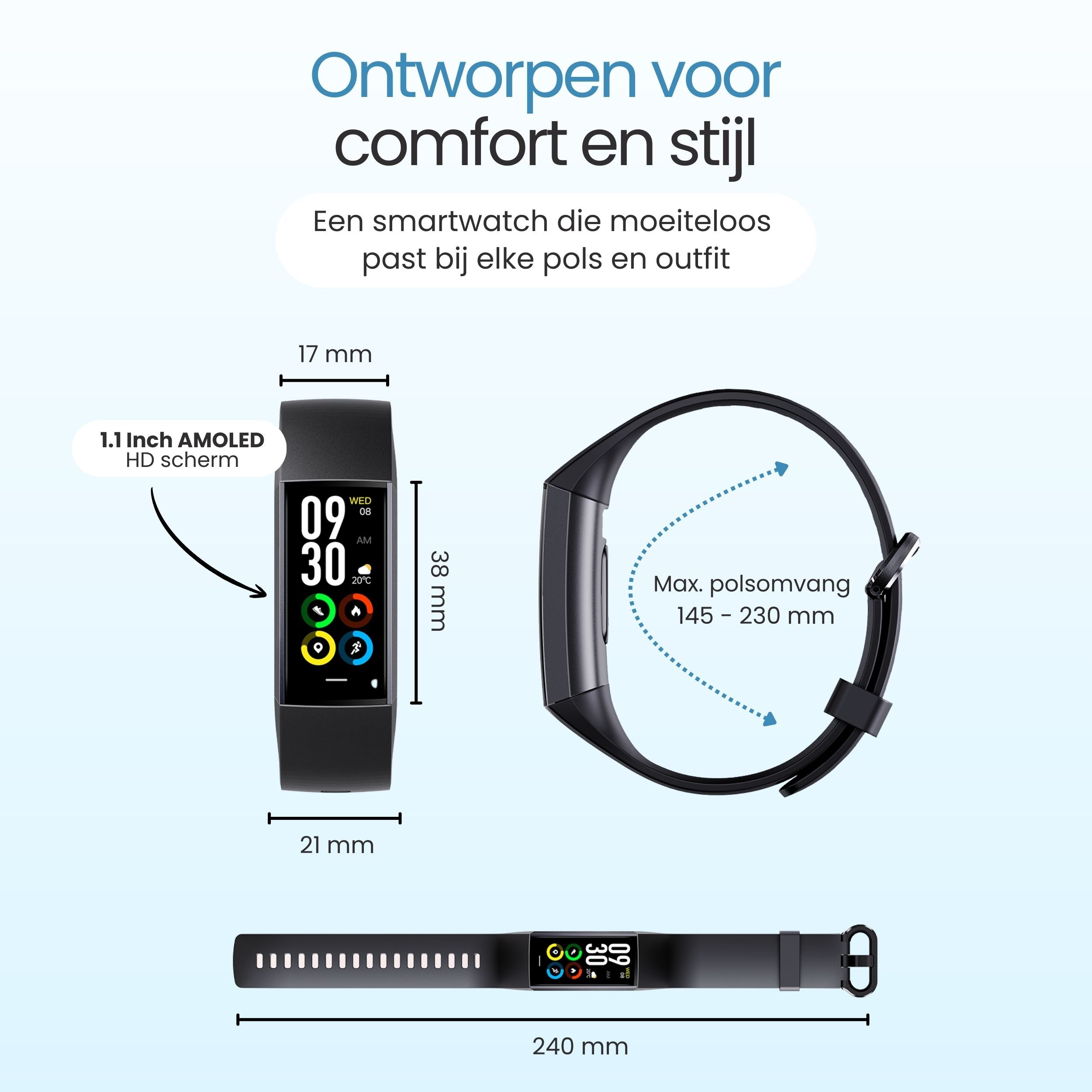 Siltcon® Aktivitätstracker Pro - Unisex