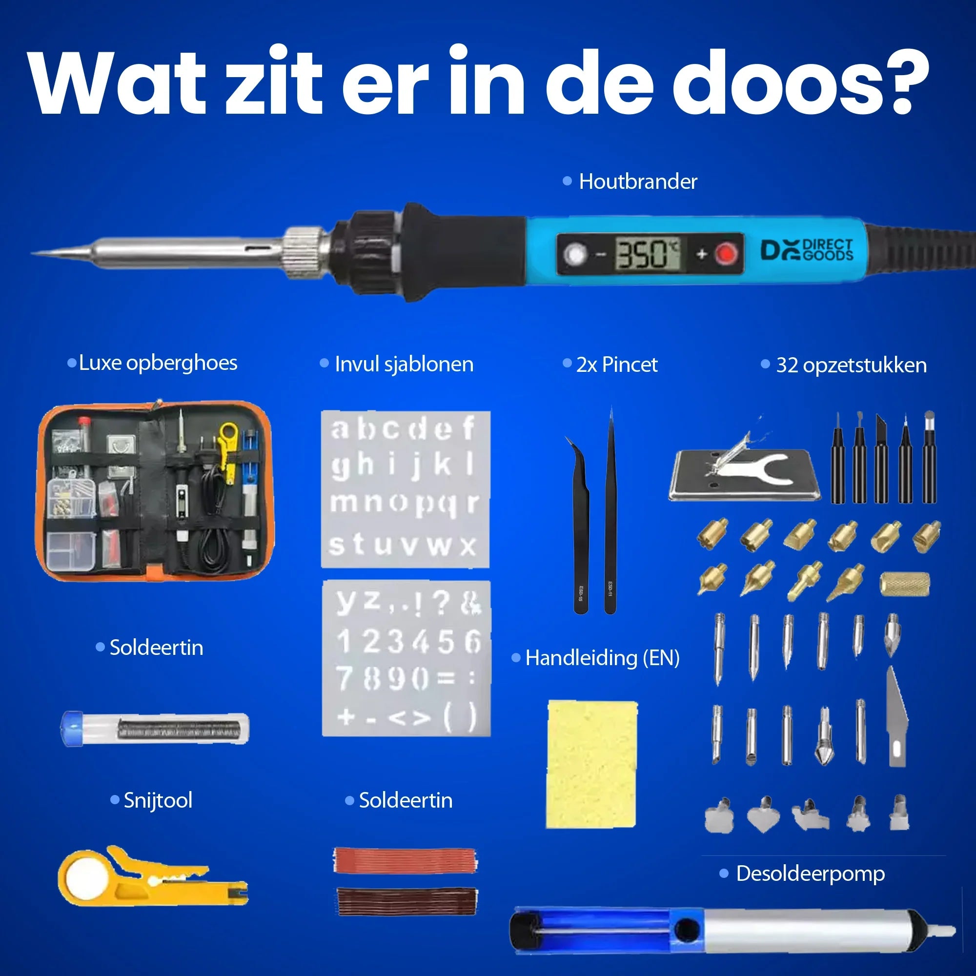 Siltcon Houtbrander - 43 delig - Siltcon