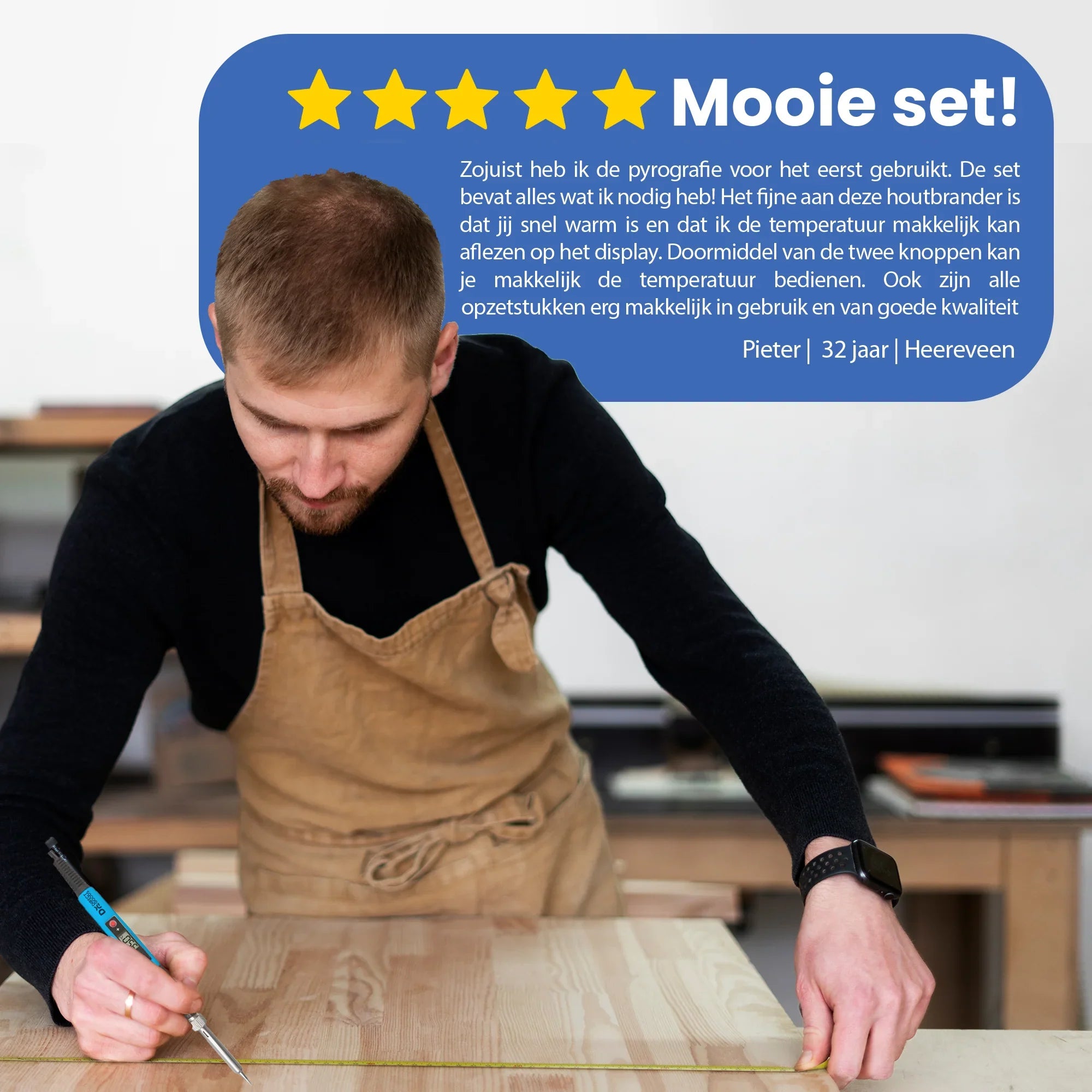 Siltcon Houtbrander - 43 delig - Siltcon