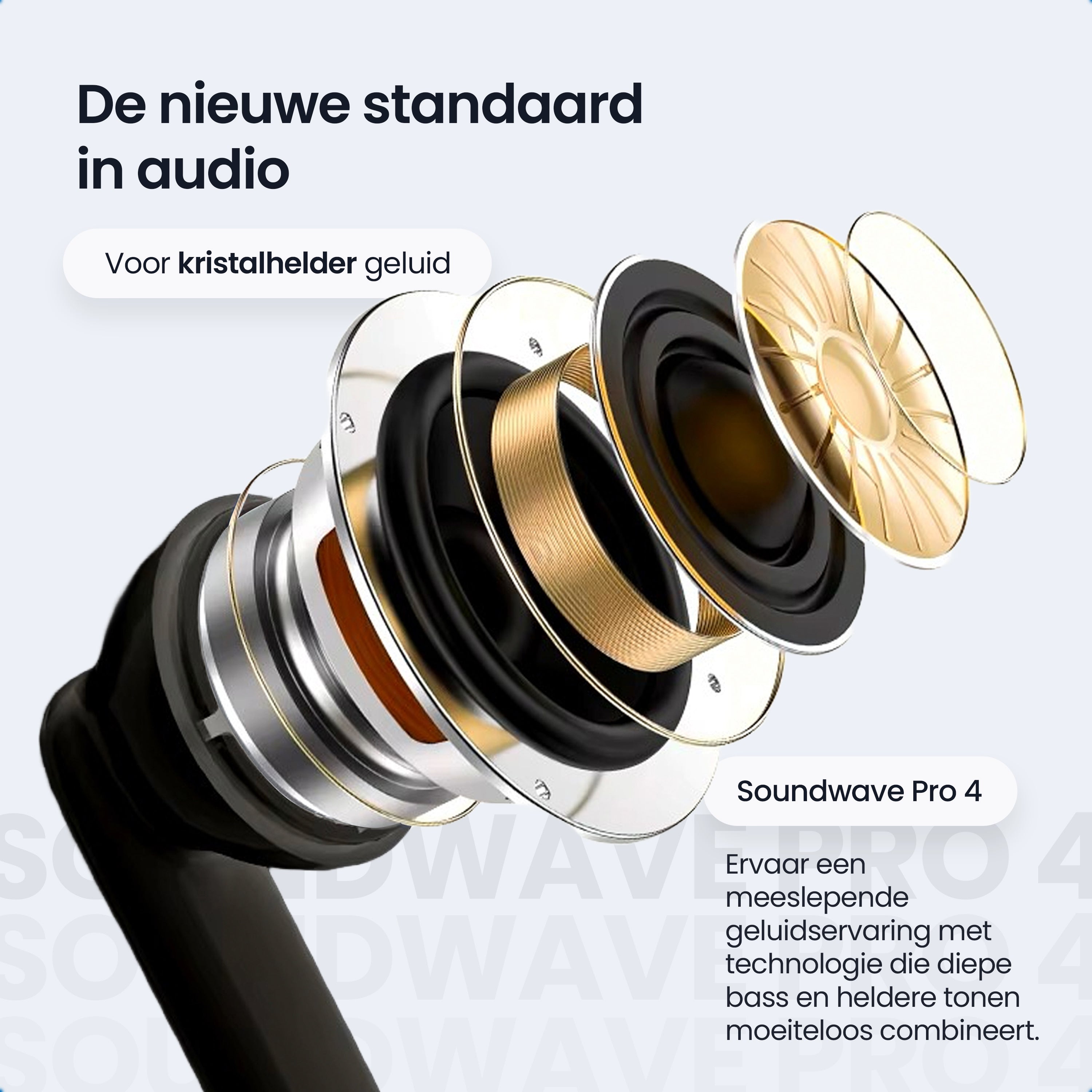 Siltcon Soundwave Pro 4 – Bluetooth 5.4 – ENC Noise Cancelling - Zwart - Siltcon