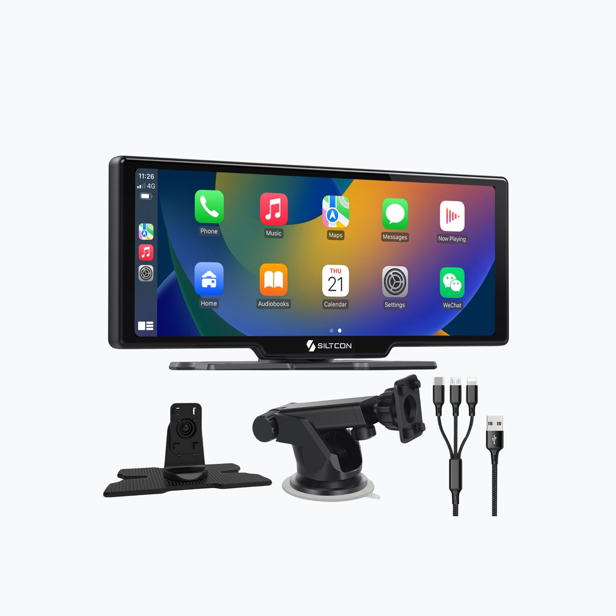 Siltcon® 10,26" CarPlay / Android Auto Bildschirm - Ohne Kamera