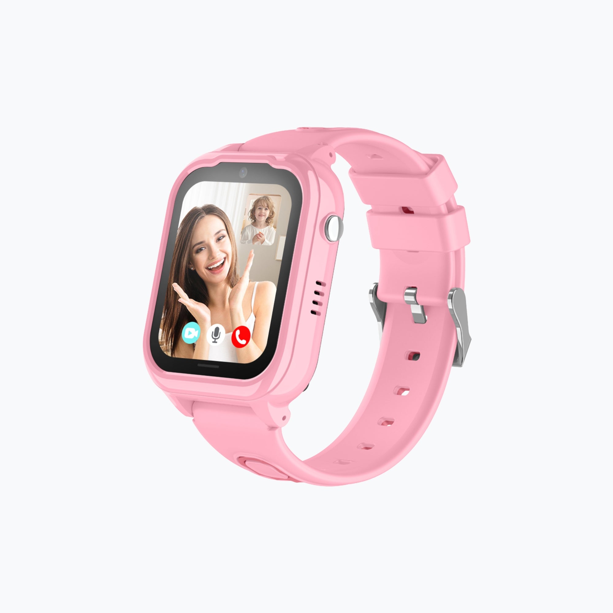 Protectly Kids Smartwatch – GPS horloge kinderen – Smartwatch kind met bellen - Roze - Siltcon