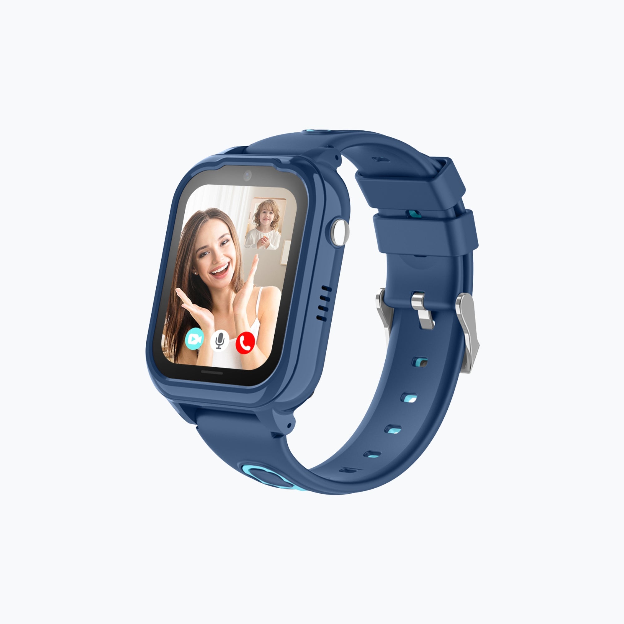 Protectly Kids Smartwatch – GPS horloge kinderen – Smartwatch kind met bellen - Blauw - Siltcon
