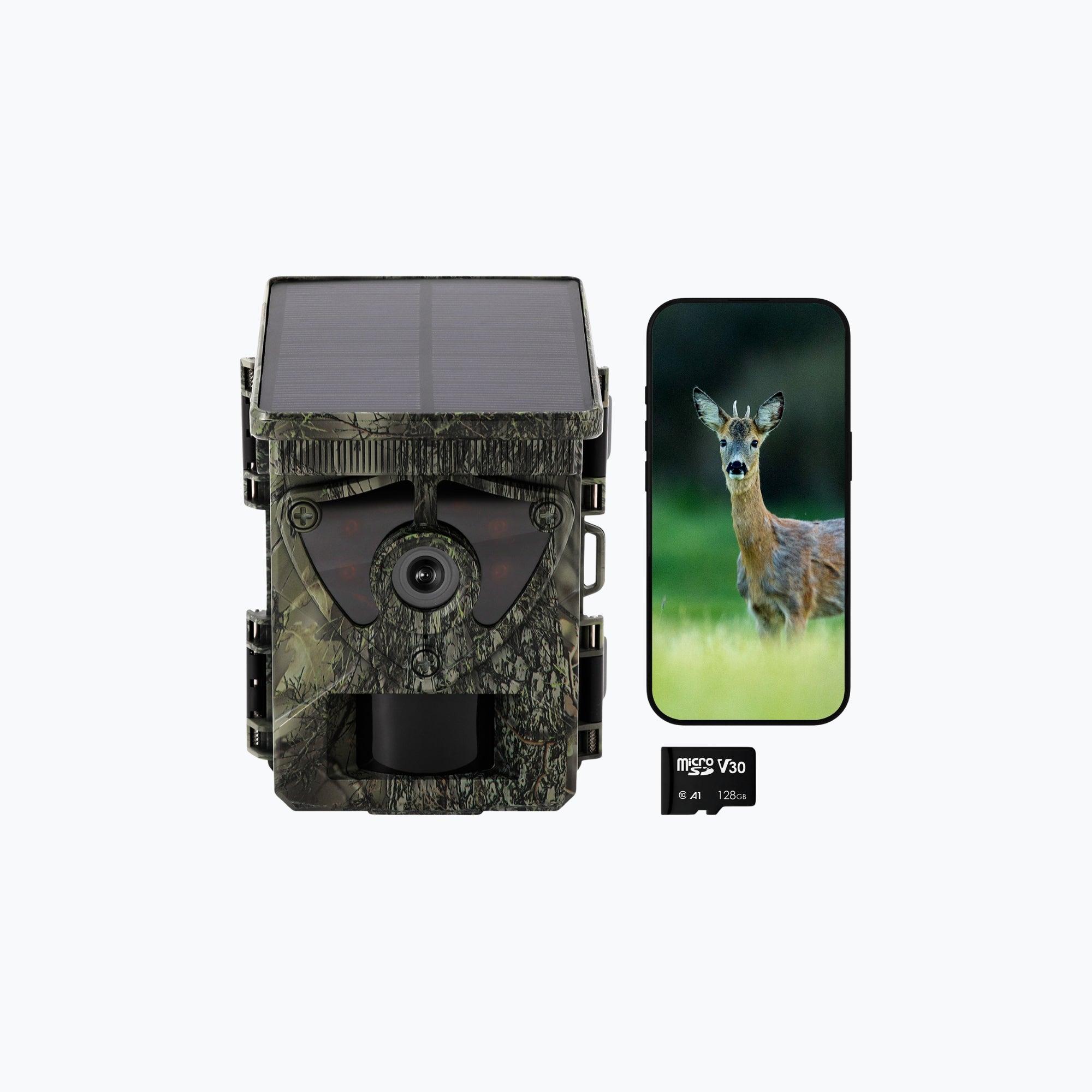 Siltcon – 8K Wildcamera met Zonnepaneel – WiFi - Siltcon