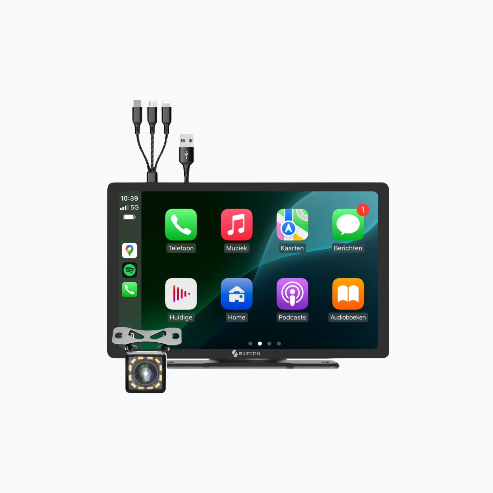 Siltcon 9” Carplay Scherm / Android Auto - Siltcon