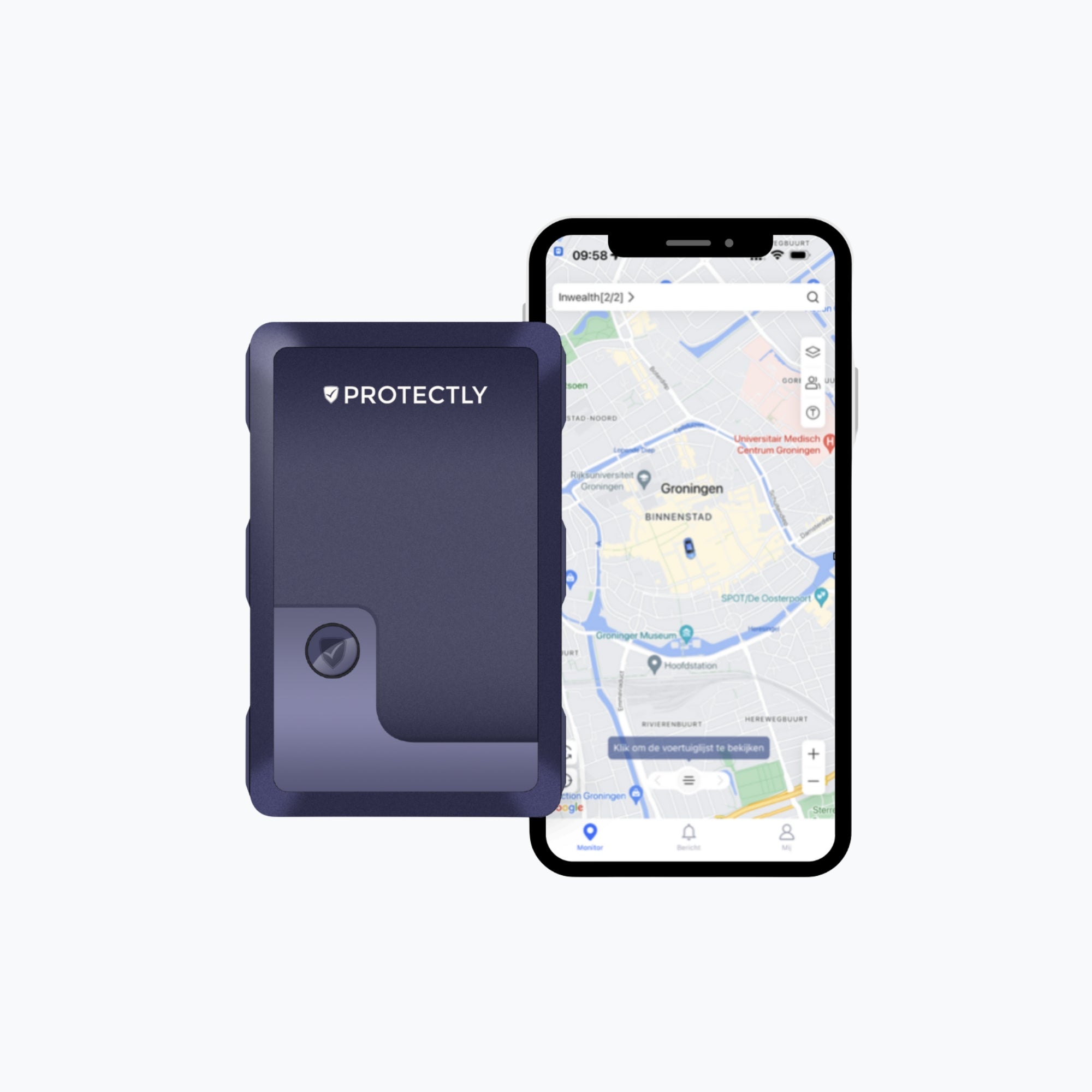 Protectly GPS Tracker Zonder Abonnement - 4G - Siltcon