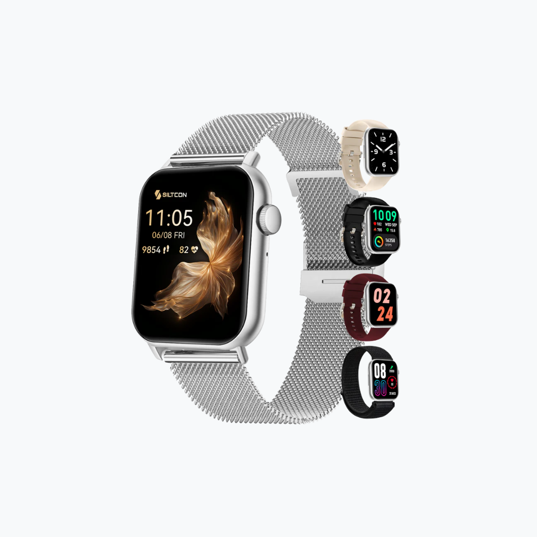 Siltcon Seréa Smartwatch Dames - Zilver