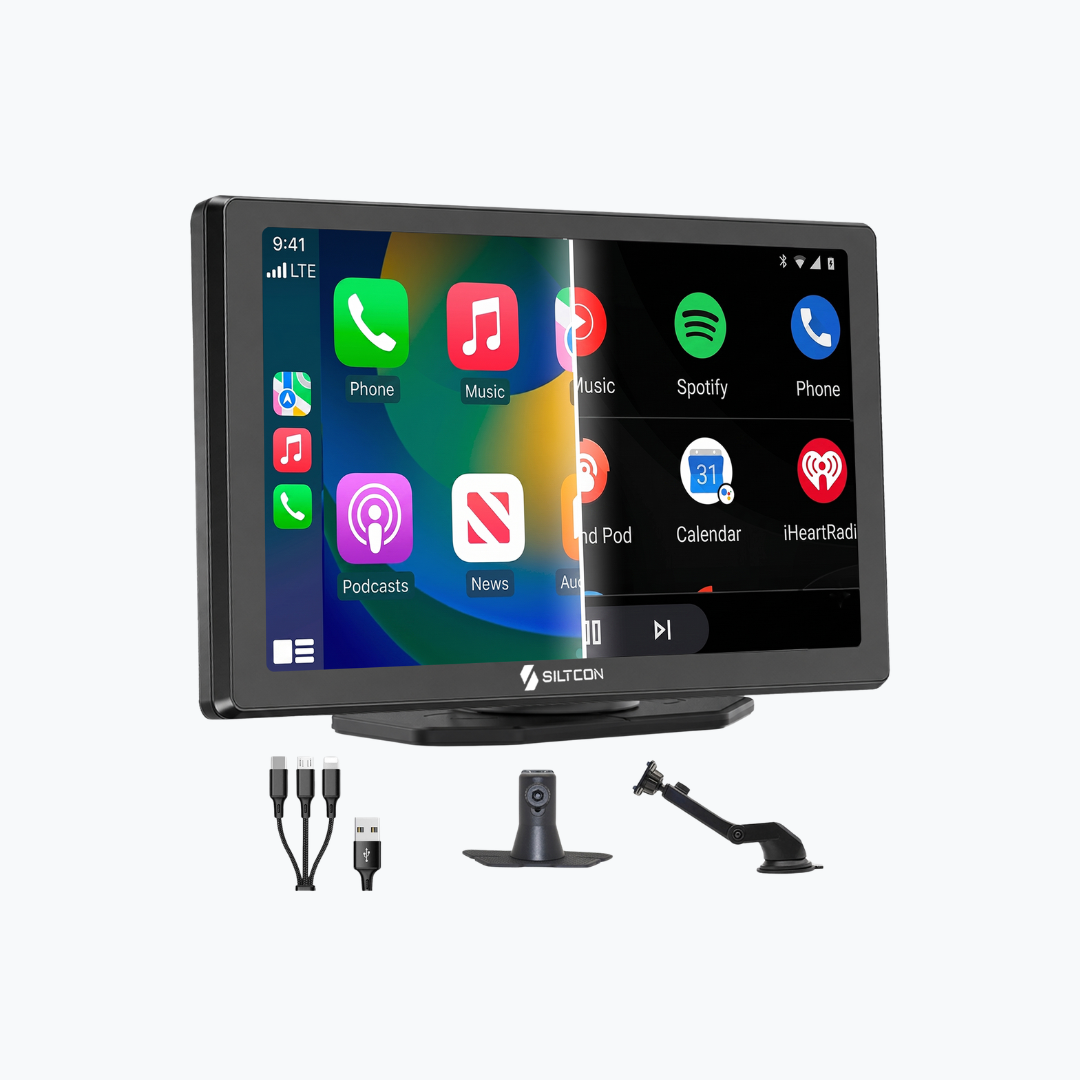 Siltcon® Geeignet für Carplay Bildschirm 9 Zoll