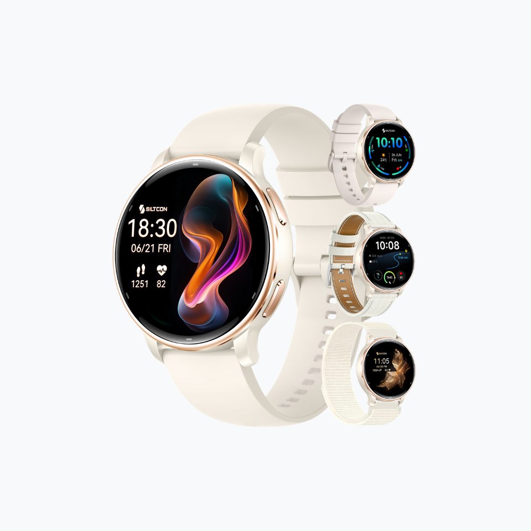 Siltcon® Auréa 2 Smartwatch dames - Champagne