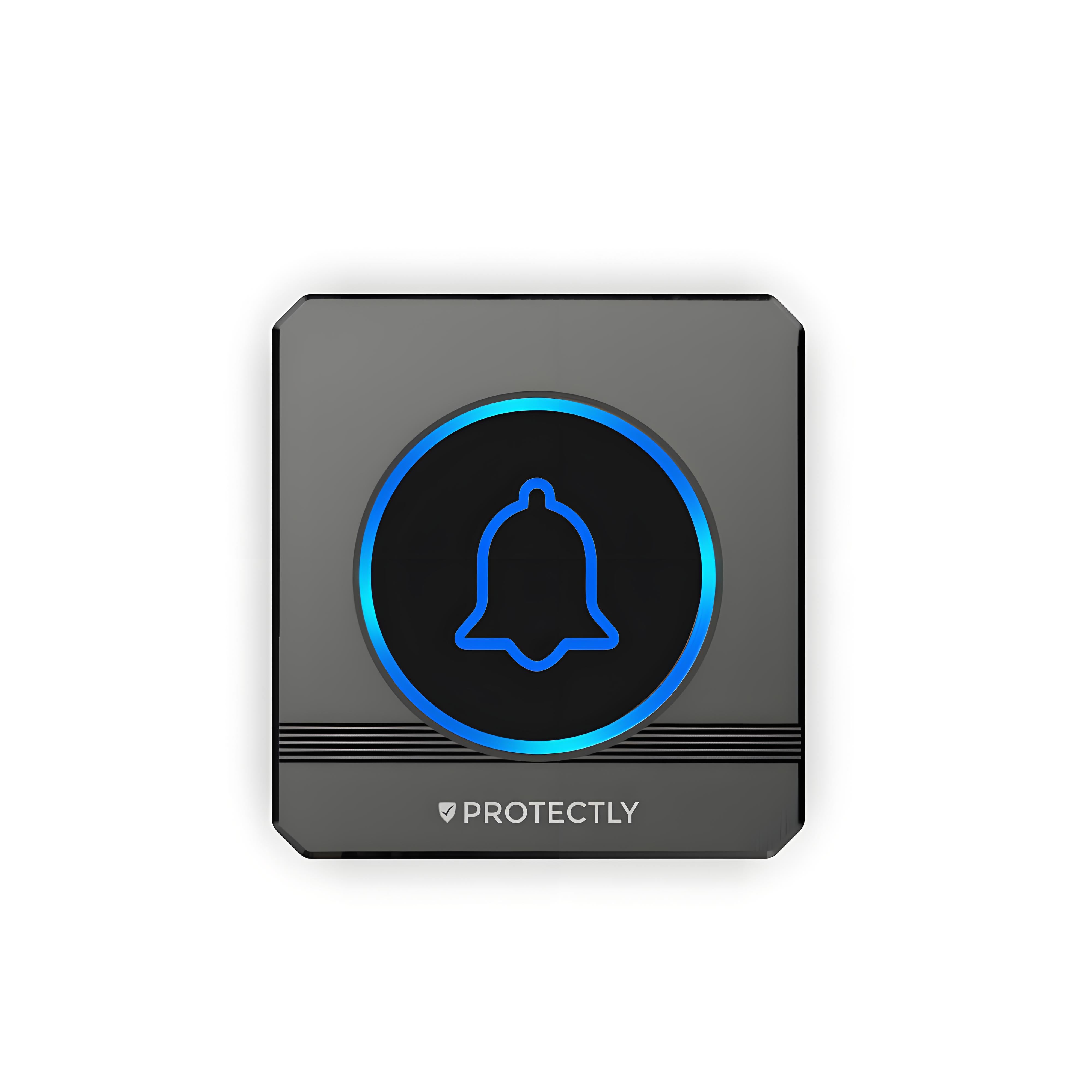 Protectly® Draadloze Deurbel Ontvanger - Uitbreiding Set - Siltcon