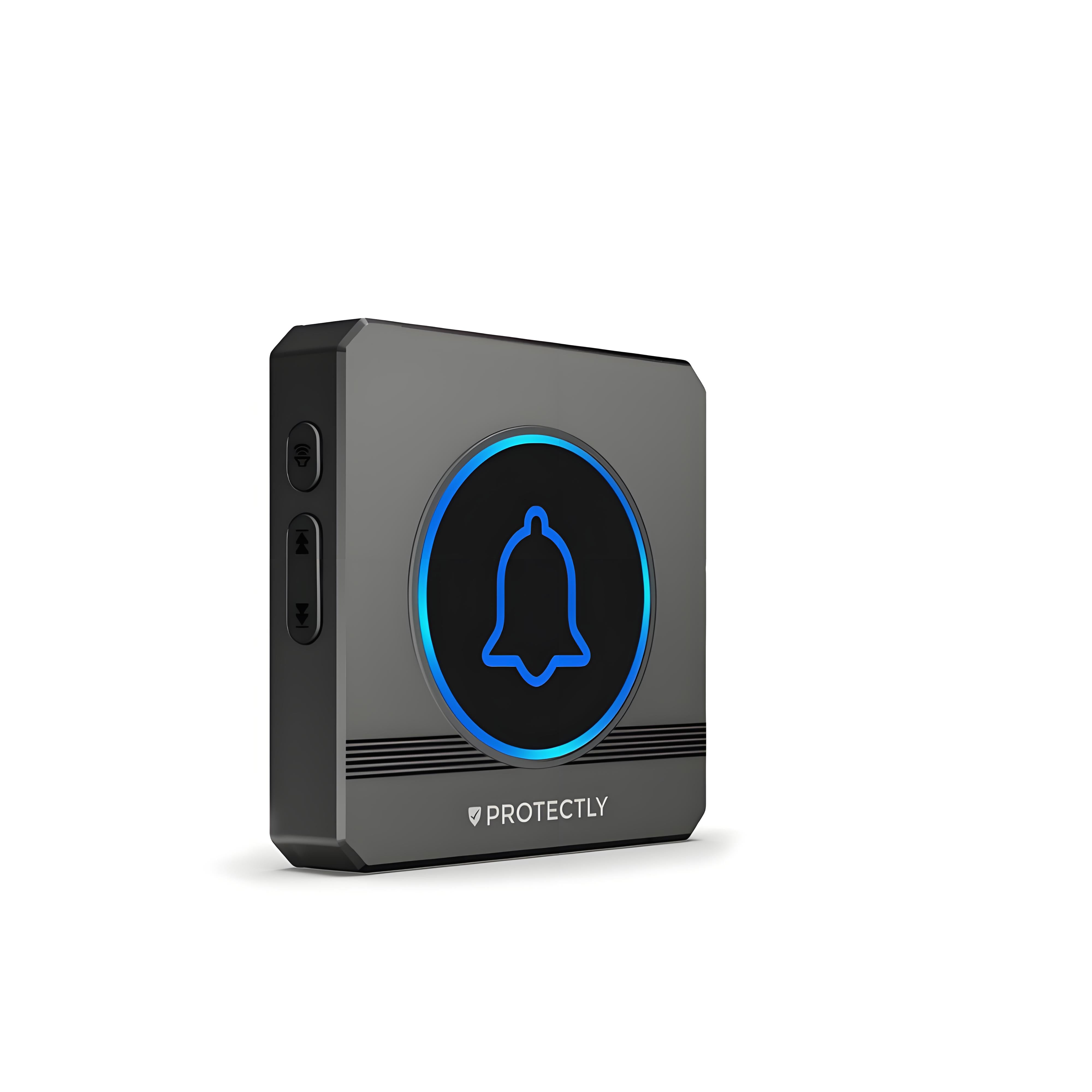 Protectly® Draadloze Deurbel Ontvanger - Uitbreiding Set - Siltcon