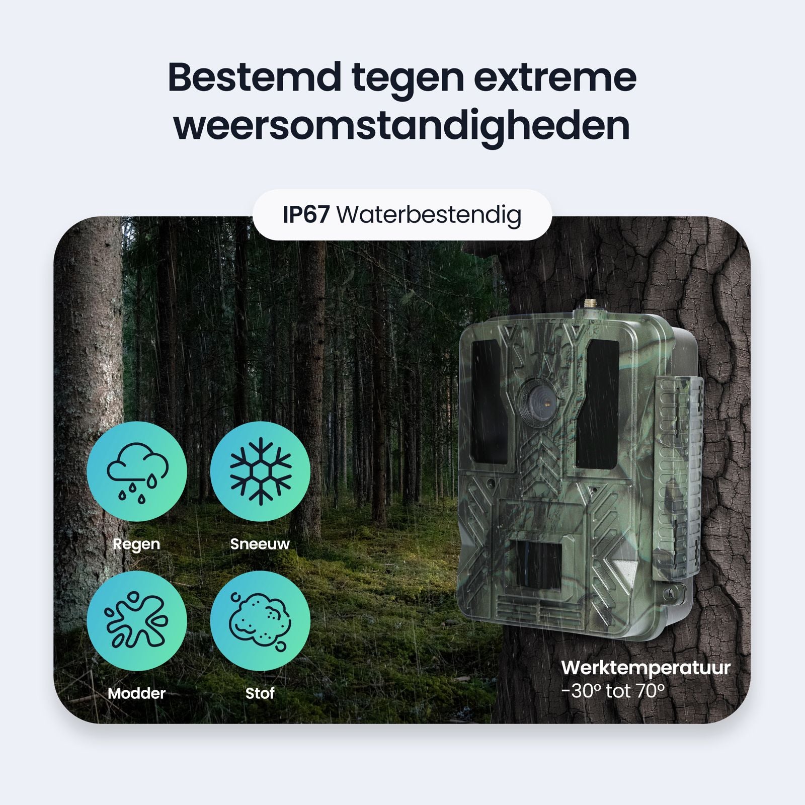 Siltcon Wildcamera Met Nachtzicht en Wifi 128GB - Siltcon