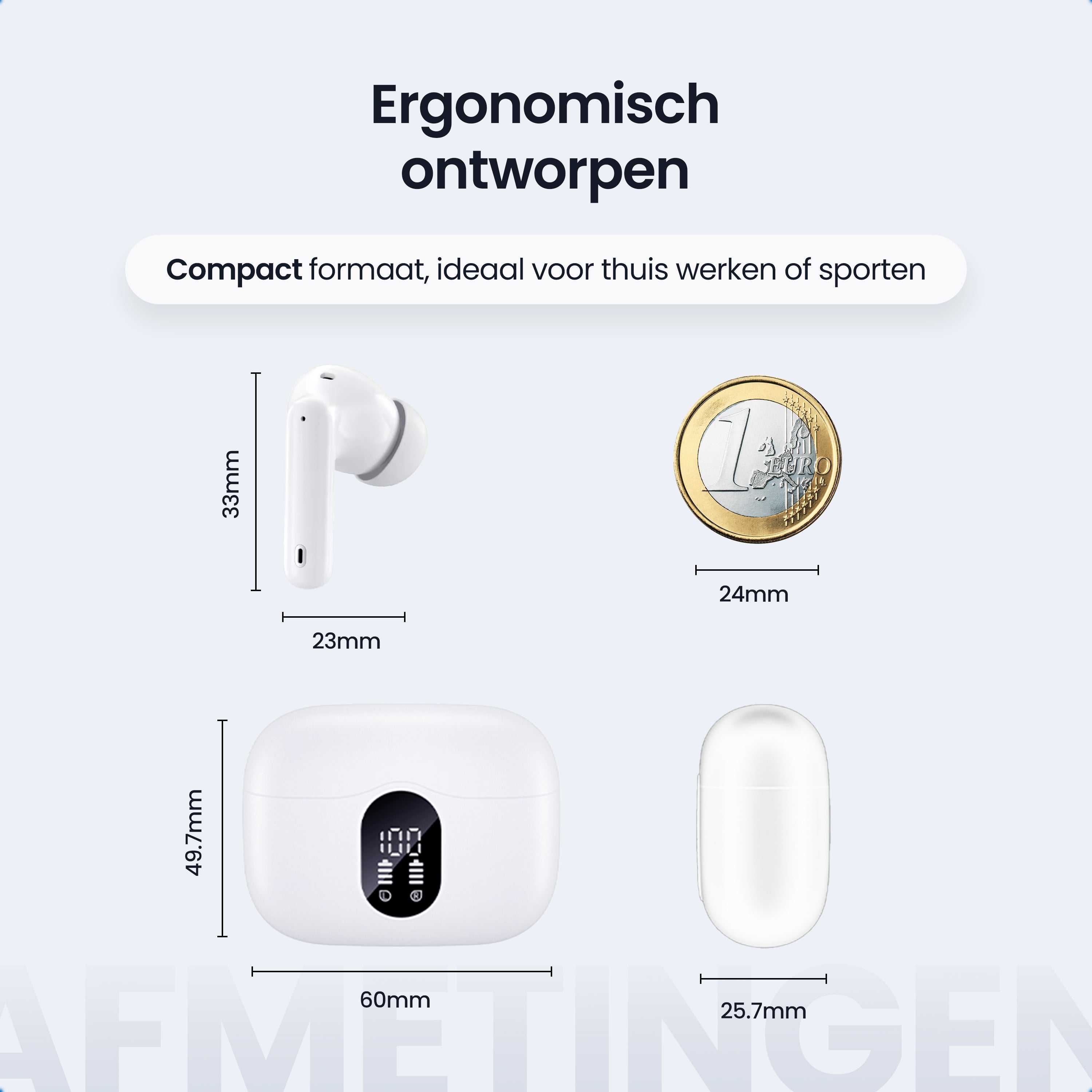 Siltcon SoundWave Pro 1 – Draadloze Oordopjes - Android & Iphone - Siltcon