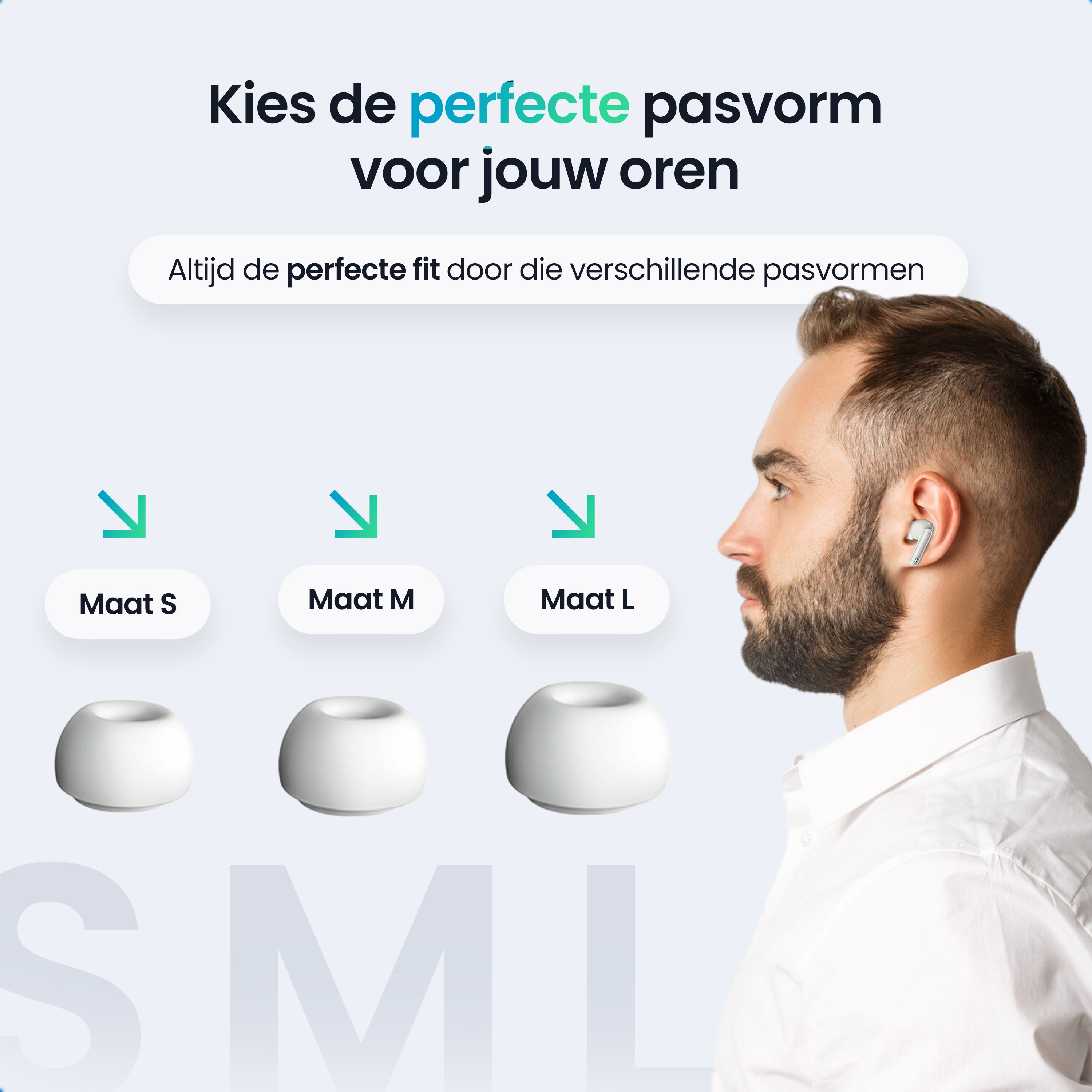 Siltcon SoundWave Pro 1 – Draadloze Oordopjes - Android & Iphone - Siltcon