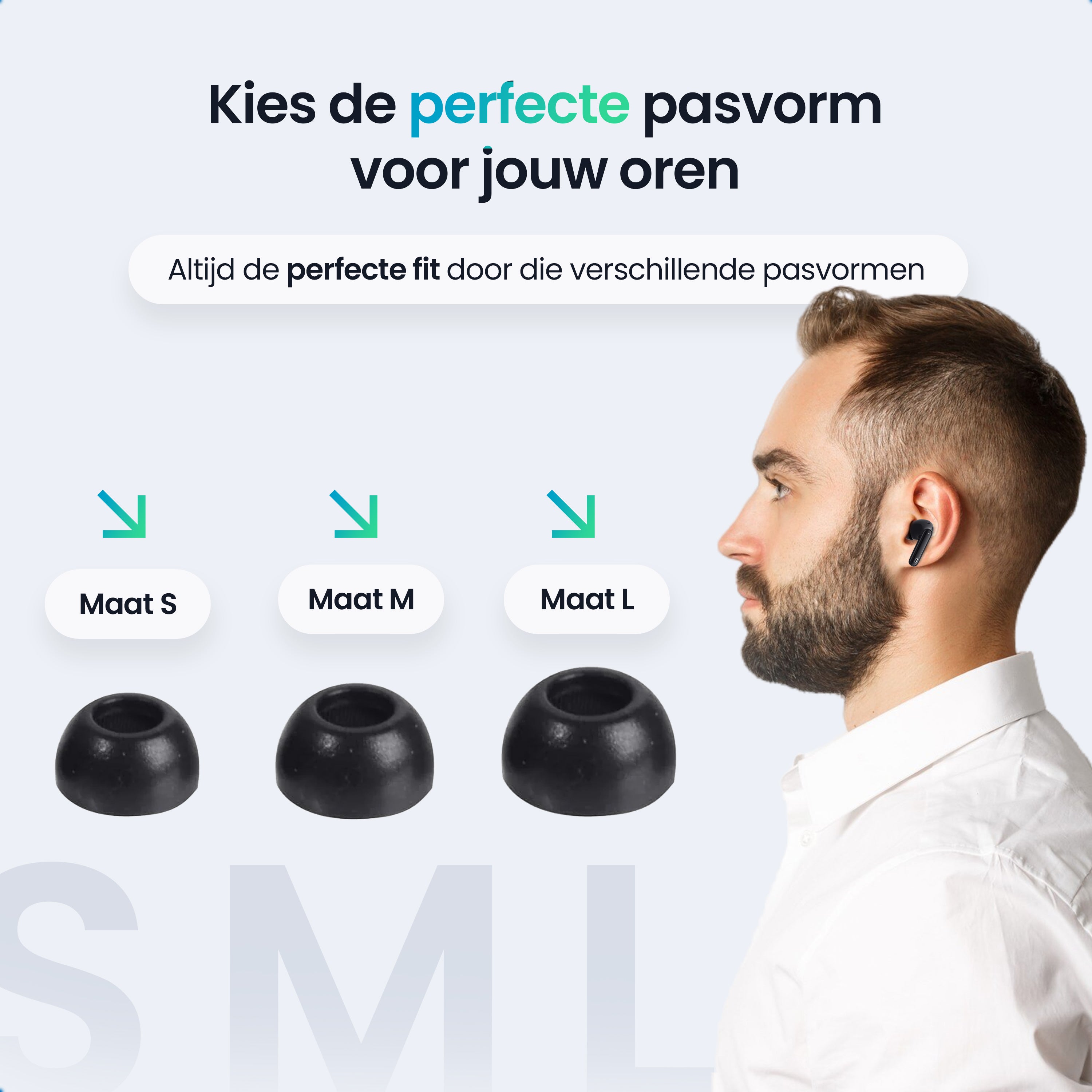 Siltcon SoundWave Pro 1 – Draadloze Bluetooth Oordopjes - Siltcon